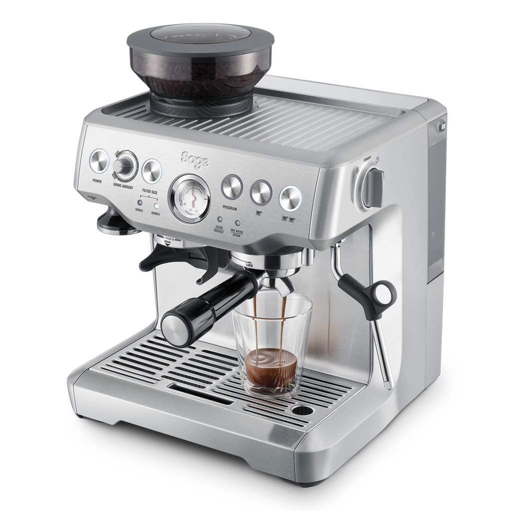 Sage espresso machine on a white background