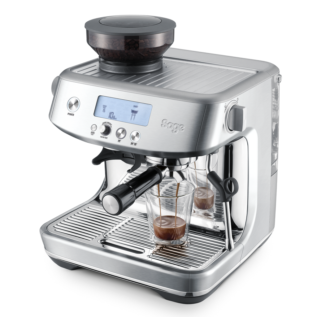 Sage espresso machine on a white background